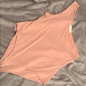 One Strap Baby Pink Bodysuit 💕